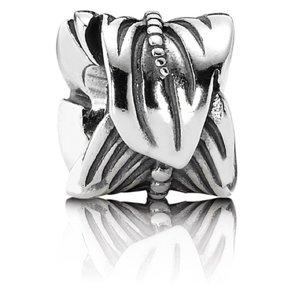 Pandora retired charm: feather - Picture 1 of 4